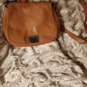 Badgley Mischka Tote Bag Brown Leather Purse Handbag